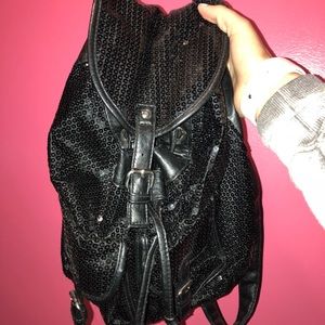 Small sequin backpack